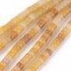 Fiada discos de pedra natural 4.5mm furo: 0.5mm - Topázio Imperial Fiada discos de pedra natural 4.5mm furo: 0.5mm - Topázio Imperial