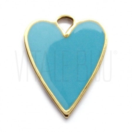 Pendente Coração 33x25mm - Aço...