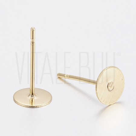 Base Brinco 8mm - Aço Inox Dou... Base Brinco 8mm - Aço Inox Dou...