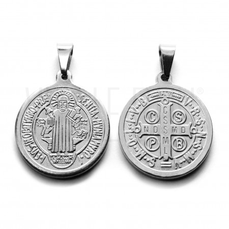 Medalha São Bento 20mm em rele...